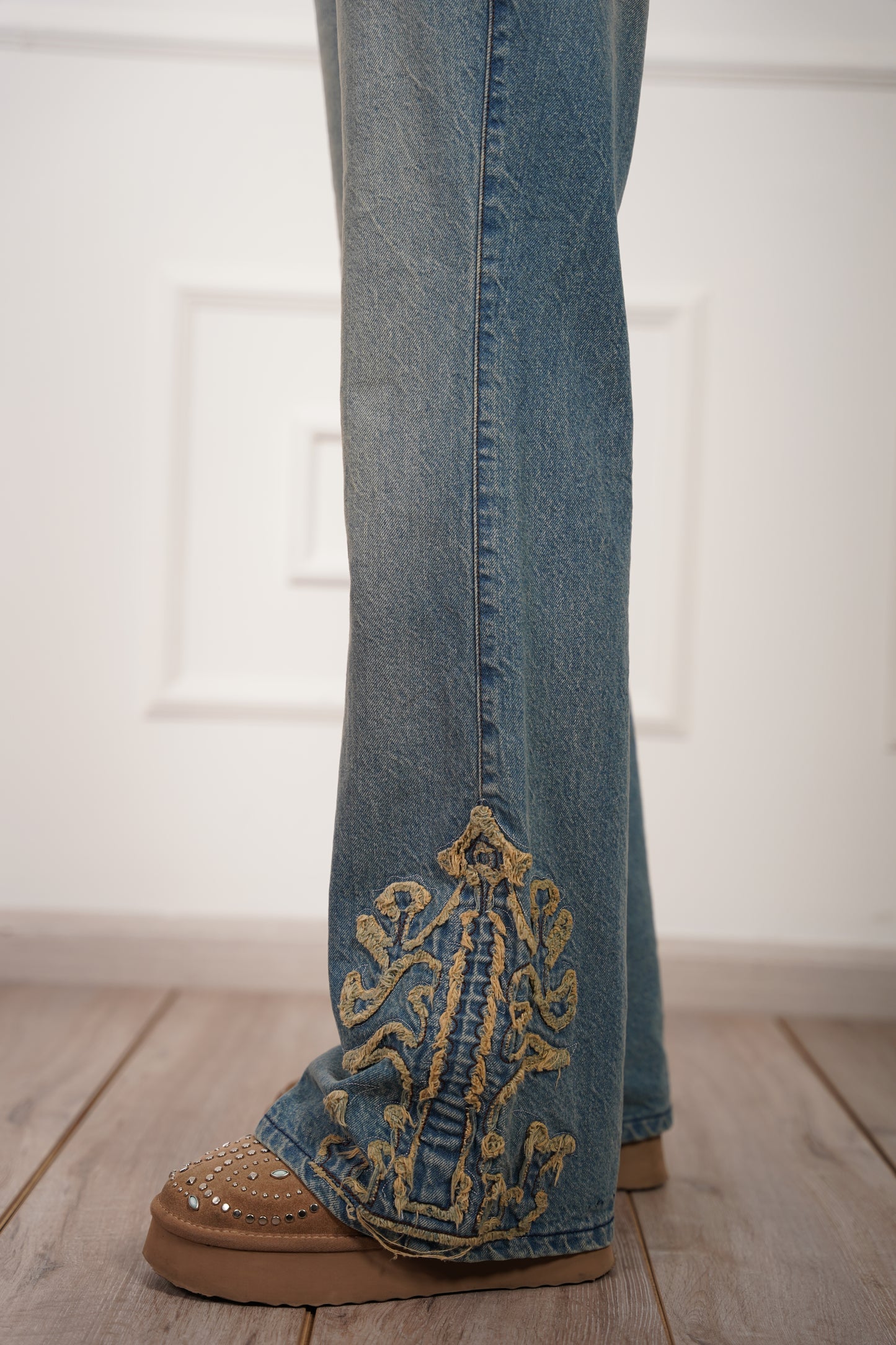 Western Embroidered Jeans